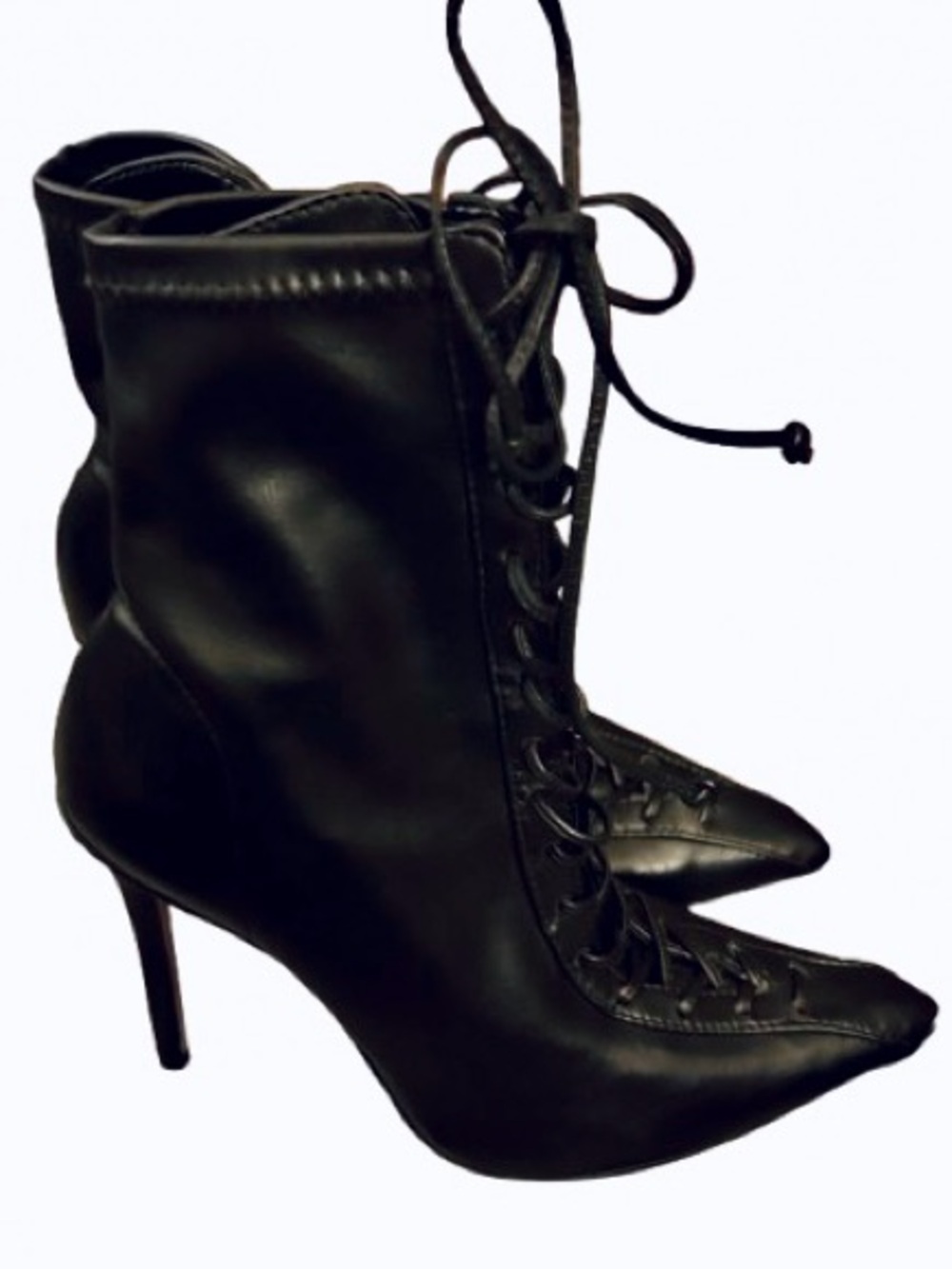STUNNING!!! High Heeled SCHUTZ Tennie Ankle Boots Booties Stiletto Designer 6